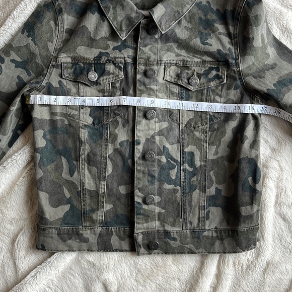 NOISY MAY Camo Denim Jacket Size Small - Picture 12 of 16
